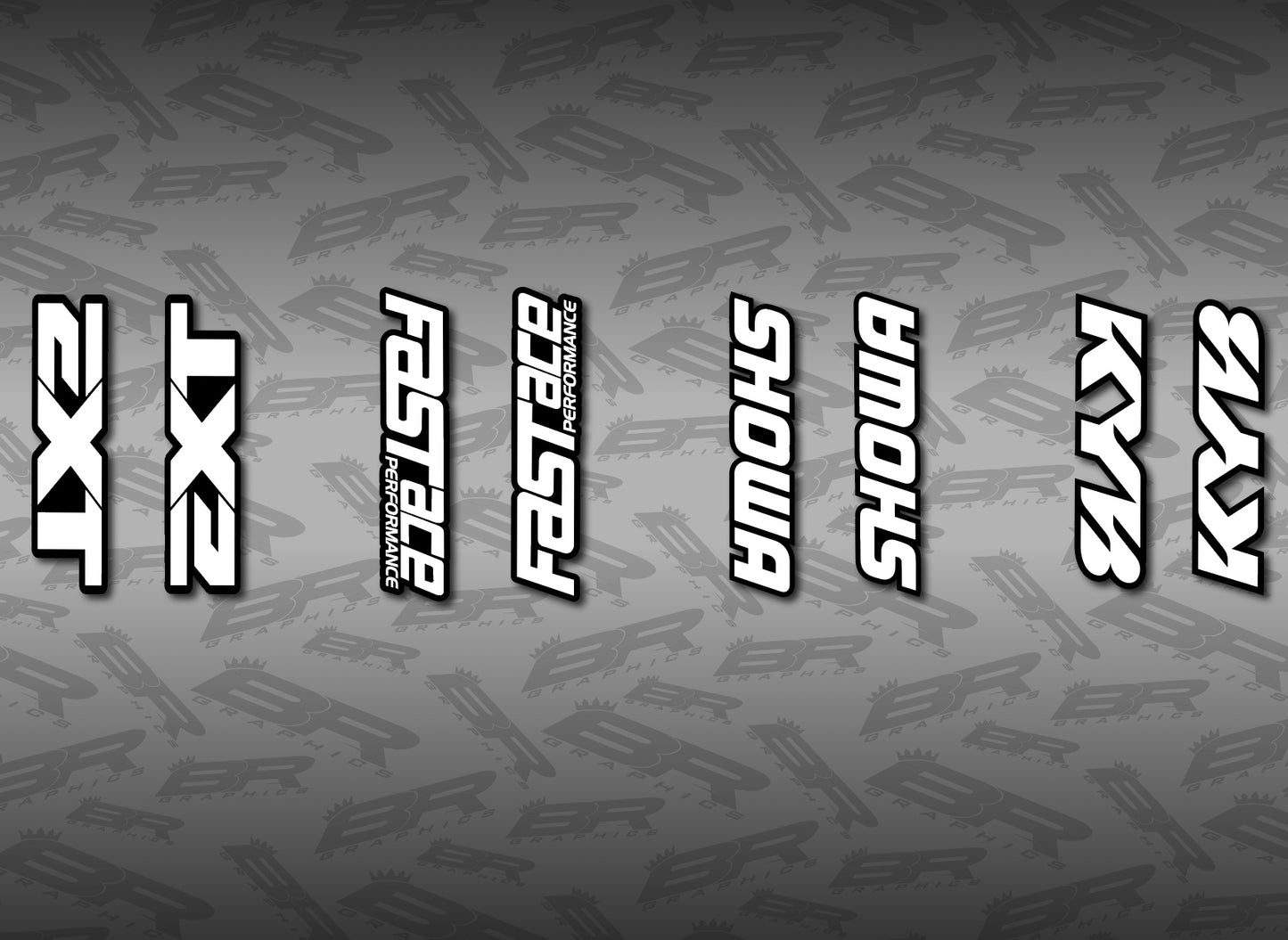 E-Bike Fork Tube Decals