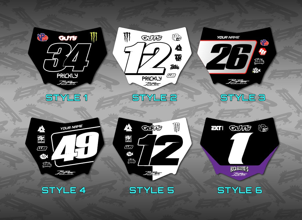 Motocutz Plate Decal