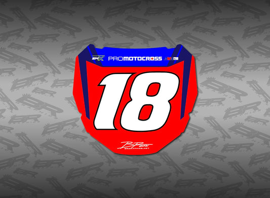 Jett 18 Plate Decal