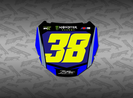 Deegan 38 Plate Decal