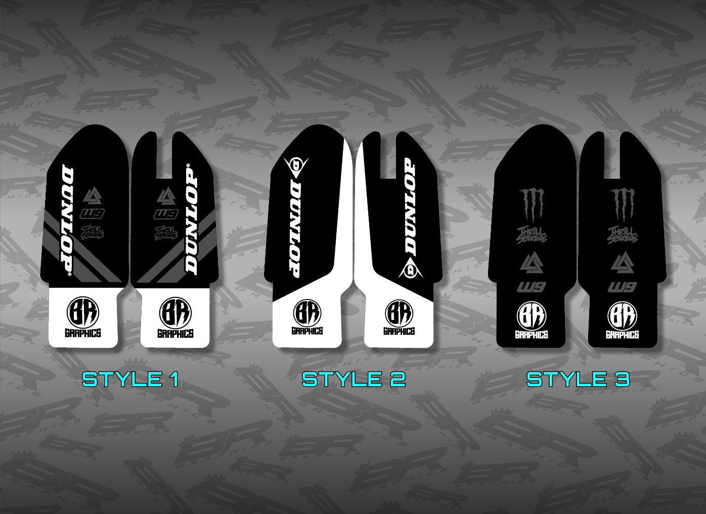 E-Bike Fork Guard Decals